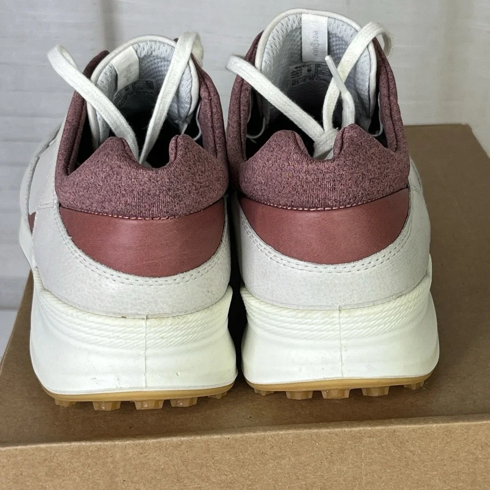 ECCO‎ Women's Street Retro Size 7 Hydromax Spikeless Leather Golf Shoes EUC!
